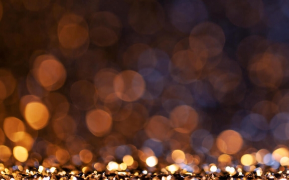 A sparkling display of lights
